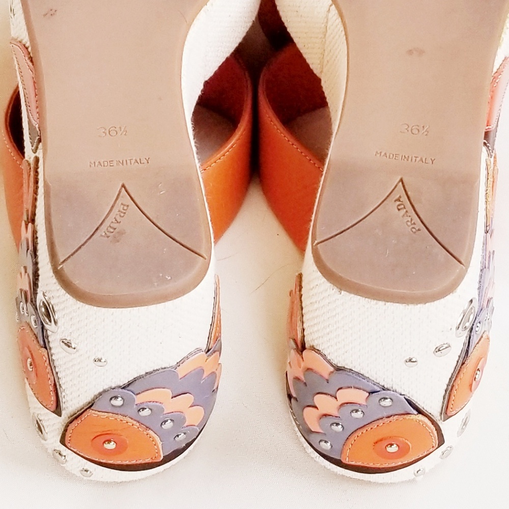 💖HOST PIC!!💖 PRADA - Sea Fish Wedges - Picture 7 of 8